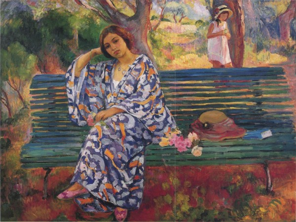 Young Woman Seated by Henri Lebasque
